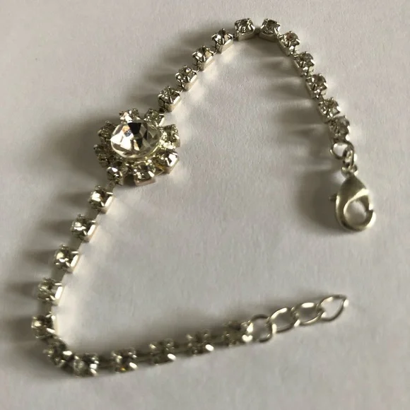 Vintage Silver Tone Cocktail Bracelet - Picture 8 of 14